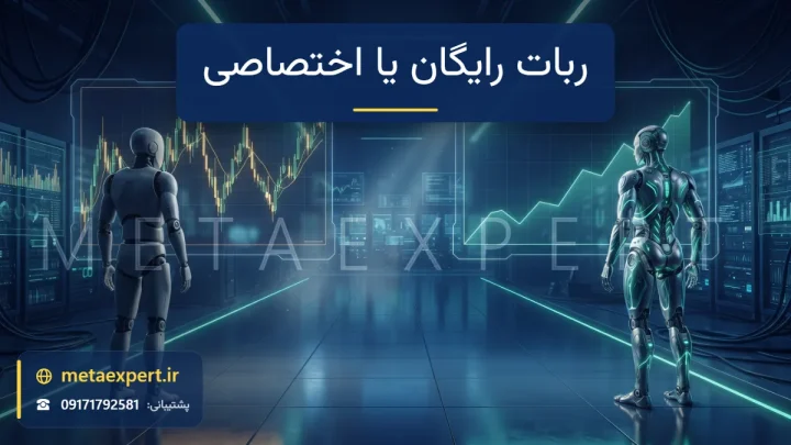 ربات ساده خاکستری در مقابل ربات اختصاصی با جزئیات نورانی و منحنی موجودی منظم‌تر برای مقایسه ربات رایگان و اختصاصی