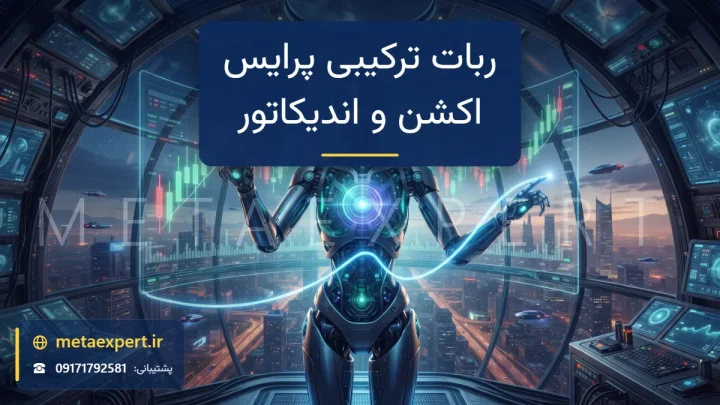 ربات با یک دست روی الگوهای کندلی برجسته و دست دیگر روی نوار نورانی اندیکاتور که دو جریان در سینه آن به سیگنال واحد تبدیل می‌شوند برای ربات ترکیبی